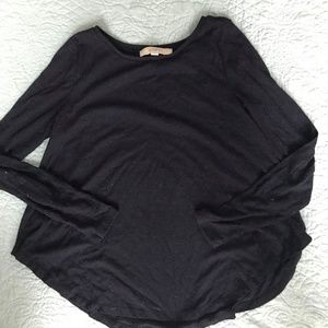 LOFT long sleeve ribbed shirt
